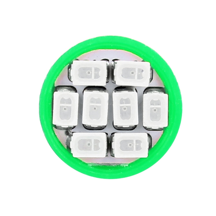 10 PCS T10 8 LED Car Signal Light Bulb(Green Light) - In Car by buy2fix | Online Shopping UK | buy2fix