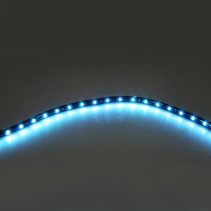10 PCS 30cm 15 LED Waterproof Flexible Car Strip Light, DC 12V(Ice Blue Light) - In Car by buy2fix | Online Shopping UK | buy2fix
