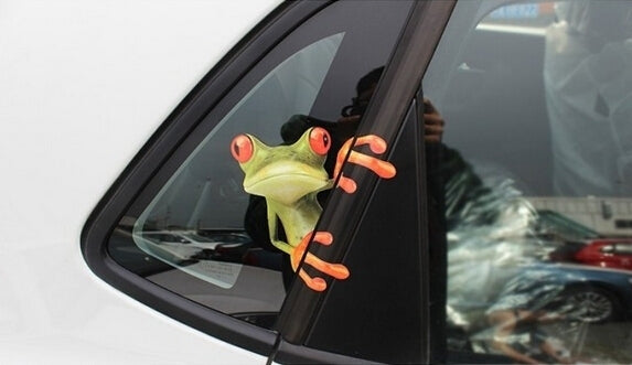 Frog Pattern Car Sticker, Size: 15.5x12.5 cm - Decorative Sticker by buy2fix | Online Shopping UK | buy2fix