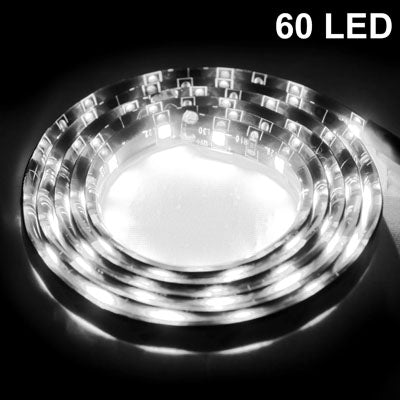 5 PCS 1.7W 60 LED 3528 SMD Waterproof Flexible Car Strip Light, DC 12V, Length: 1m - In Car by buy2fix | Online Shopping UK | buy2fix