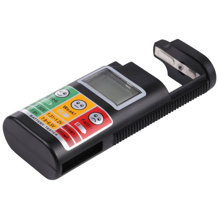 Digital LCD Screen Battery Tester for R20S / R14S / R6S / R03 / R1 / Button / 6F22(Black) - Consumer Electronics by buy2fix | Online Shopping UK | buy2fix