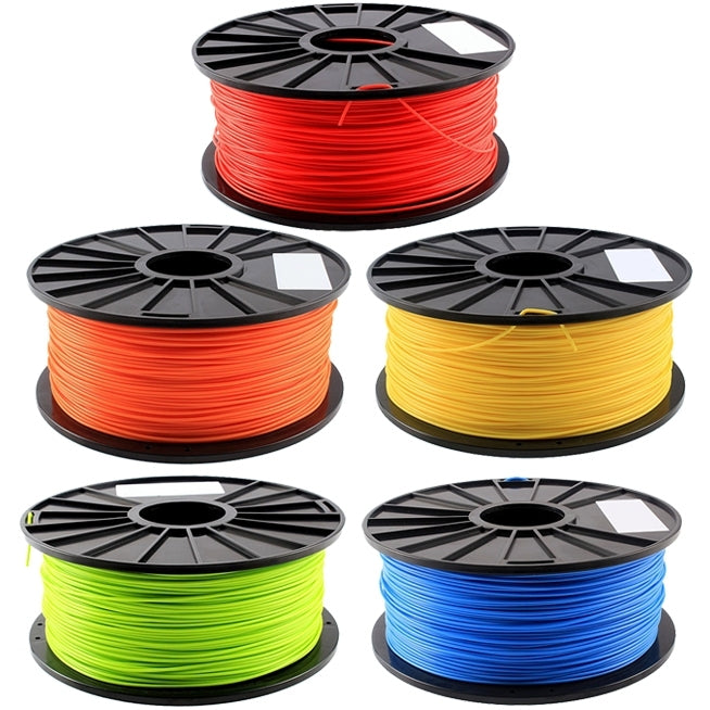 ABS 3.0 mm Fluorescent 3D Printer Filaments, about 135m(Yellow) - Consumer Electronics by buy2fix | Online Shopping UK | buy2fix