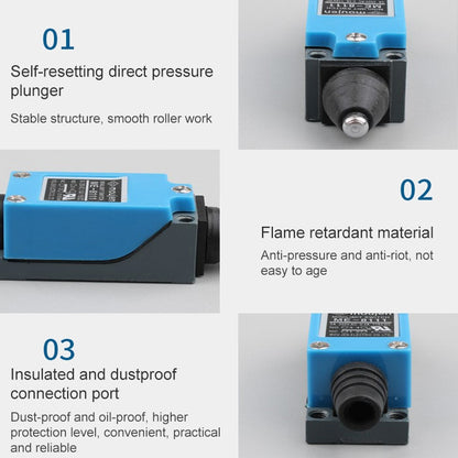 ME-8111 Self-reset Pin Plunger Type AC Mini Limit Switch(Blue) - Coating Thickness Gauge by buy2fix | Online Shopping UK | buy2fix