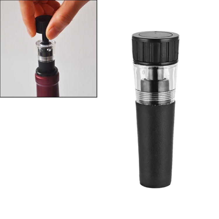 Reusable Vacuum Stopple Bottle Stopper Cork Plug for Wine Liquor(Black) - Home & Garden by buy2fix | Online Shopping UK | buy2fix