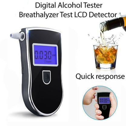 3 digitals LCD Display Breath Alcohol Tester Analyzer(Black) - Breath Alcohol Tester by buy2fix | Online Shopping UK | buy2fix