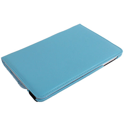 360 Degree Rotation Leather Case with Holder for iPad mini / mini 2 Retina(Baby Blue) - Apple Accessories by buy2fix | Online Shopping UK | buy2fix