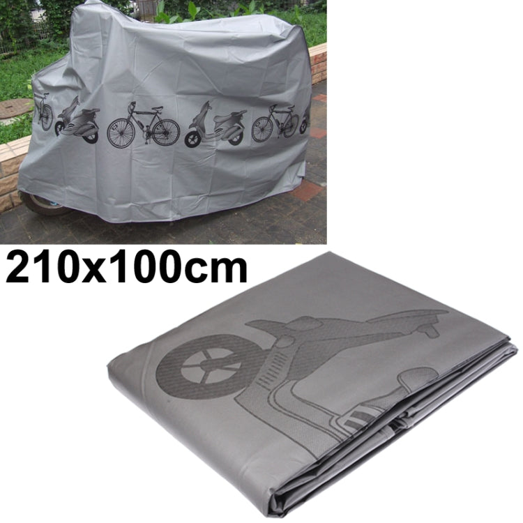 Bicycle / Motorcycle Rainproof Garage Cover(Grey) - Raincoat by buy2fix | Online Shopping UK | buy2fix