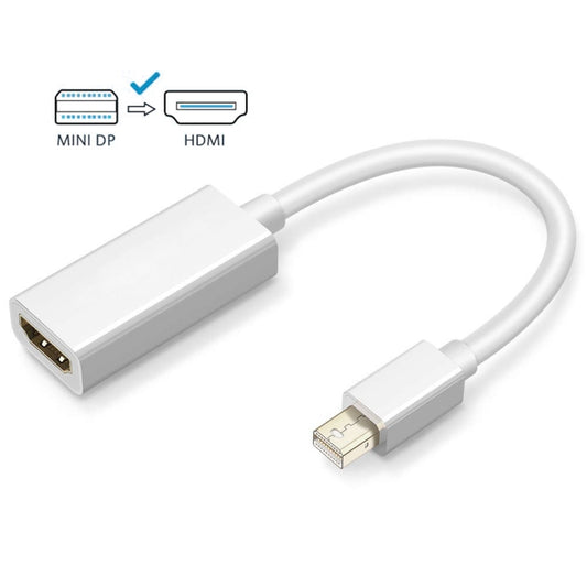Full HD 1080P Mini DisplayPort Male to HDMI Female Port Cable Adapter, Length: 20cm - Computer & Networking by buy2fix | Online Shopping UK | buy2fix
