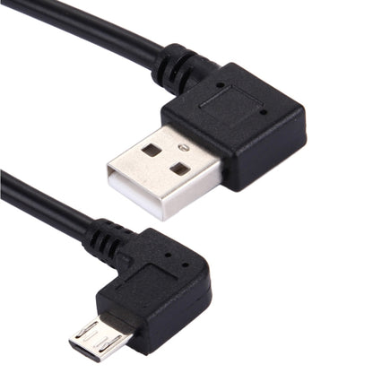 27cm 90 Degree Left Angle Micro USB to 90 Degree Left Angle USB Data / Charging Cable - Micro USB Cable by buy2fix | Online Shopping UK | buy2fix