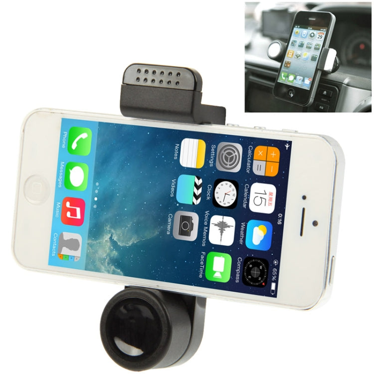 iMount 360 Degree Rotatable Portable Car Air Vent Mount, For iPhone, Galaxy, Huawei, Xiaomi, Lenovo, Sony, LG, HTC and Other Smartphones(Black) - Car Holders by buy2fix | Online Shopping UK | buy2fix