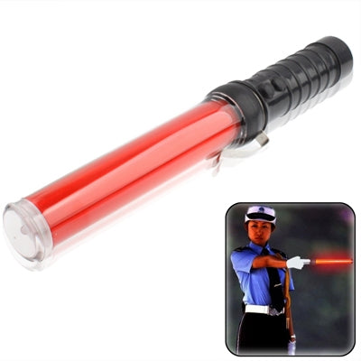 Safety Traffic 3-Mode Control Red LED Baton with Flashlight, Length: 29.5cm(Red) - In Car by buy2fix | Online Shopping UK | buy2fix