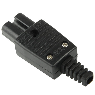 3 Prong Female AC Wall Universal Travel Power Socket Plug Adaptor(Black) - Consumer Electronics by buy2fix | Online Shopping UK | buy2fix