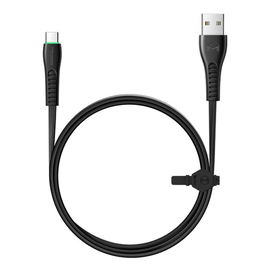 Mcdodo CA-6433 Flying Fish Series Type-C to USB LED Data Cable, Length: 1.8m(Black) - USB-C & Type-C Cable by Mcdodo | Online Shopping UK | buy2fix