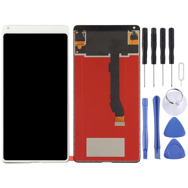 TFT LCD Screen for Xiaomi Mi Mix2 with Digitizer Full Assembly(White) - LCD Screen by buy2fix | Online Shopping UK | buy2fix