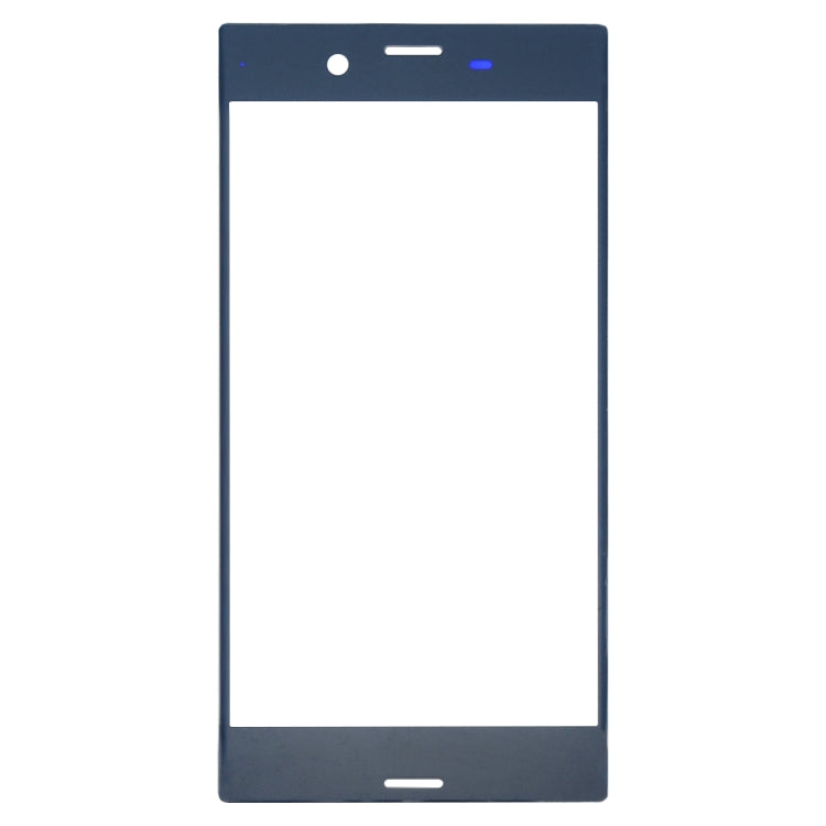 Front Screen Outer Glass Lens for Sony Xperia XZ(Blue) - Repair & Spare Parts by buy2fix | Online Shopping UK | buy2fix