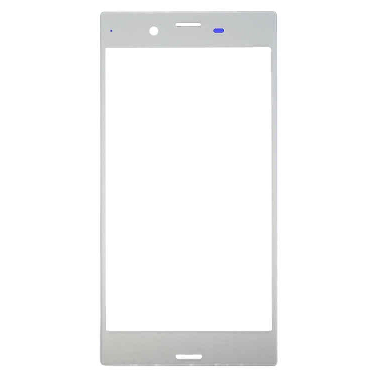 Front Screen Outer Glass Lens for Sony Xperia XZ(Silver) - Repair & Spare Parts by buy2fix | Online Shopping UK | buy2fix