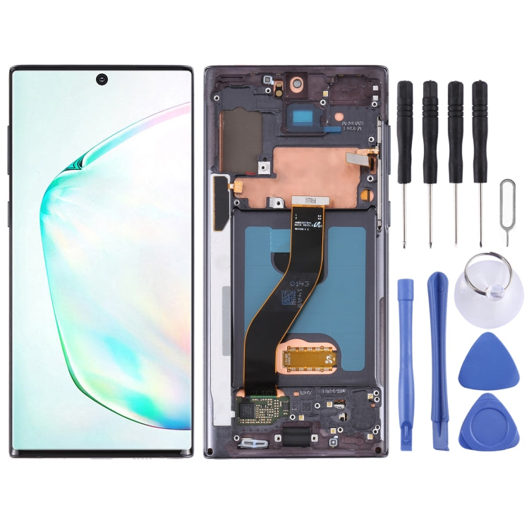 Original LCD Screen for Samsung Galaxy Note10 4G/Note10 5G SM-N971/N970 Digitizer Full Assembly With Frame (Black) - Galaxy Note Series Parts by buy2fix | Online Shopping UK | buy2fix