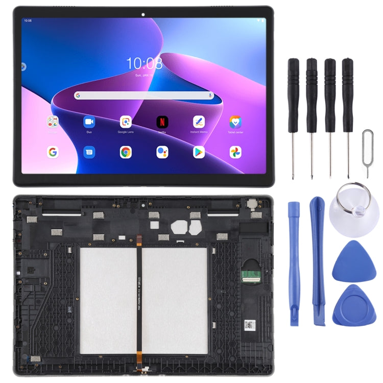 LCD Screen and Digitizer Full Assembly with Frame for Lenovo Tab 5 Plus/M10 TB-X605L TB-X605F TB-X605M TB-X605 (Black) - LCD Screen by buy2fix | Online Shopping UK | buy2fix