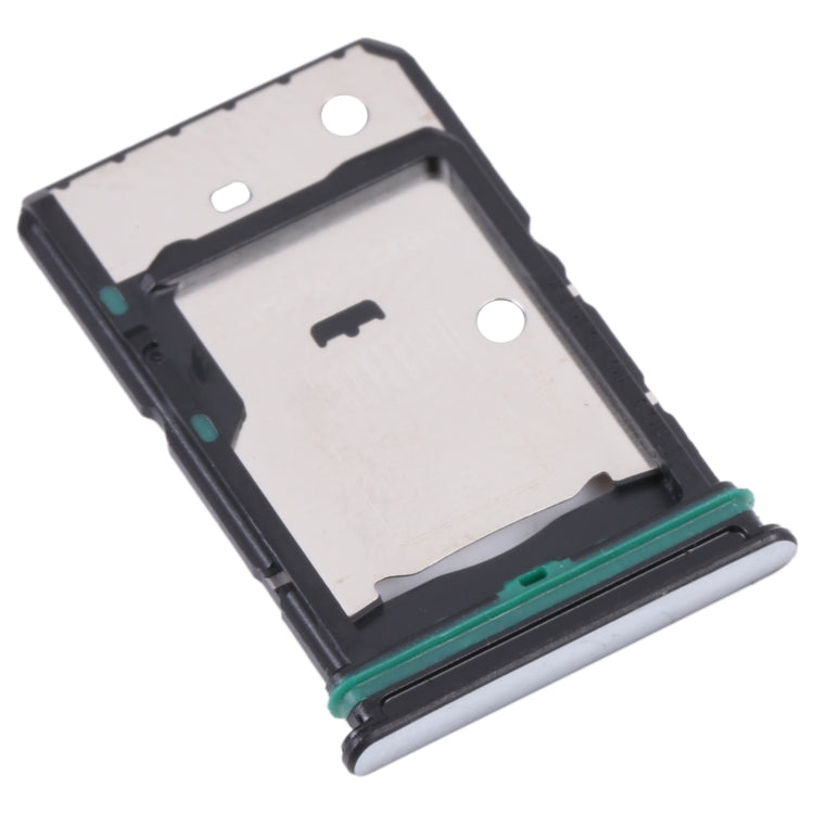 SIM Card Tray + SIM Card Tray + Micro SD Card Tray for OnePlus Nord CE 2 5G(Silver) - Card Tray by buy2fix | Online Shopping UK | buy2fix
