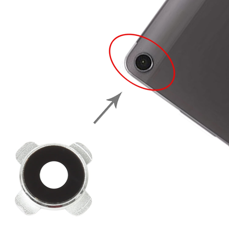 For Asus ZenPad Z8s ZT582KL P00J Original Rear Camera Lens Cover (Silver) - Repair & Spare Parts by buy2fix | Online Shopping UK | buy2fix