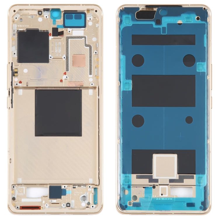 For Xiaomi 12S Ultra Original Front Housing LCD Frame Bezel Plate (Gold) - Repair & Spare Parts by buy2fix | Online Shopping UK | buy2fix