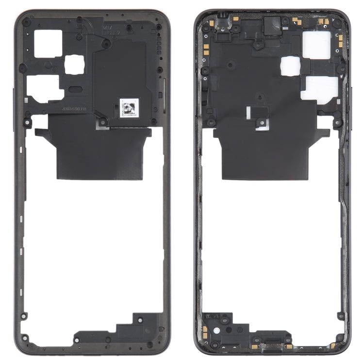 For Xiaomi Redmi Note 12 Middle Frame Bezel Plate (Black) - Repair & Spare Parts by buy2fix | Online Shopping UK | buy2fix