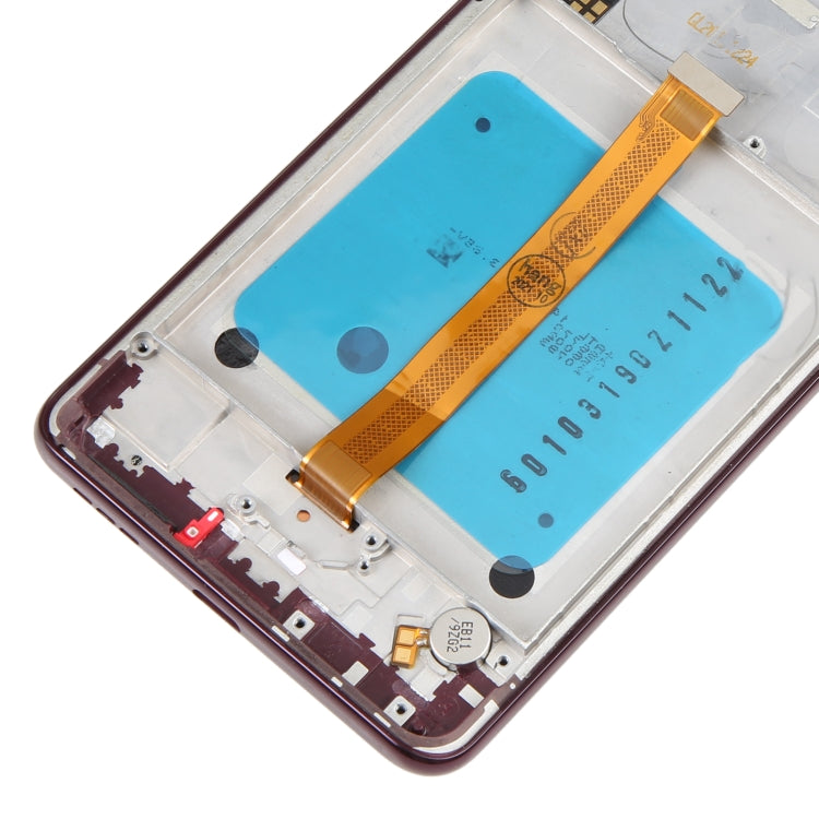 Original LCD Screen For Motorola Moto One Hyper Digitizer Full Assembly With Frame (Purplish Red) - Repair & Spare Parts by buy2fix | Online Shopping UK | buy2fix