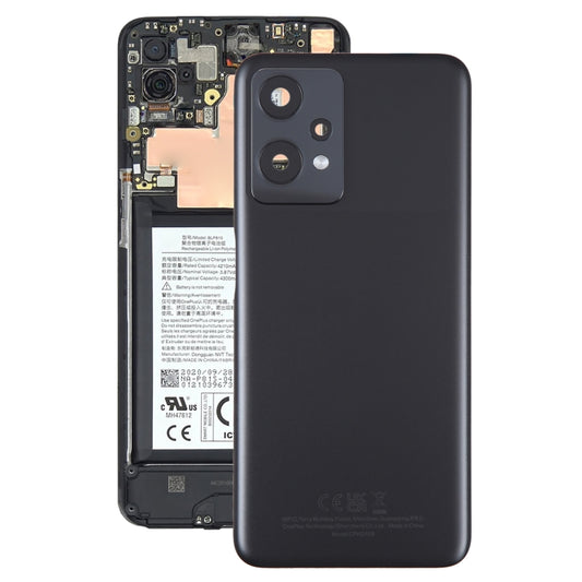 For OnePlus Nord CE 2 Lite 5G Original Battery Back Cover with Camera Lens Cover(Black) -  by buy2fix | Online Shopping UK | buy2fix
