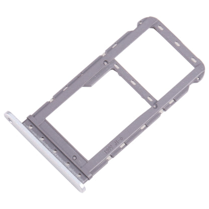 For Motorola Moto G Power 2021 SIM Card Tray + Micro SD Card Tray (Silver) - Card Socket by buy2fix | Online Shopping UK | buy2fix