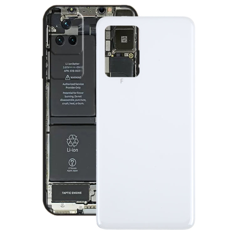 For Xiaomi Redmi K60E Original Battery Back Cover(White) - Back Cover by buy2fix | Online Shopping UK | buy2fix