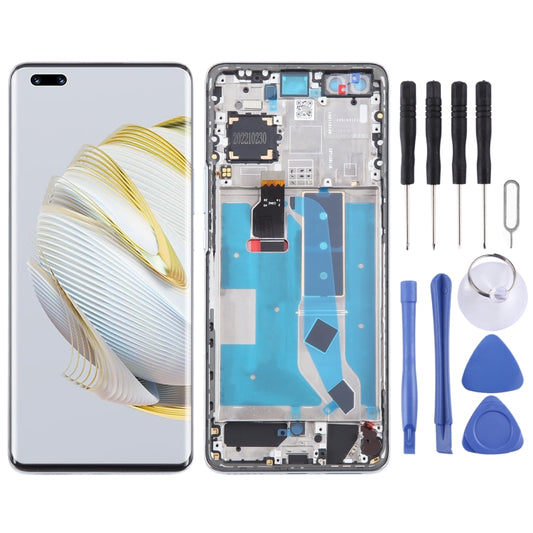 For Huawei Nova 10 Pro Original LCD Screen Digitizer Full Assembly with Frame (Silver) - LCD Screen by buy2fix | Online Shopping UK | buy2fix
