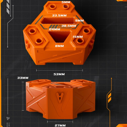 JAKEMY JM-Z21 Cube Shaped Screwdriver Magnetizer/Demagnetizer (Orange) - Repair & Spare Parts by JAKEMY | Online Shopping UK | buy2fix