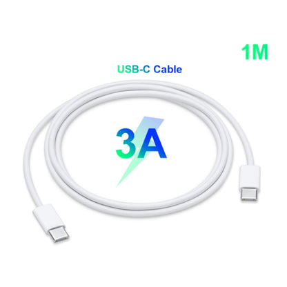 2 in 1 Single USB-C / Type-C Port Travel Charger + 3A PD 3.0 USB-C / Type-C to USB-C / Type-C Fast Charge Data Cable Set, Cable Length: 1m(EU Plug) - Mobile Accessories by buy2fix | Online Shopping UK | buy2fix