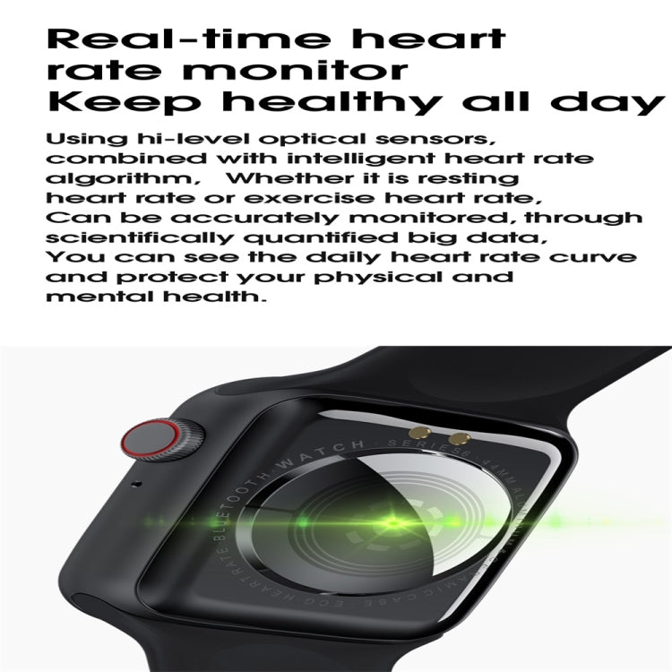 W26 1.75 inch IPS Color Screen Smart Watch, Life Waterproof, Support Temperature Monitoring/Heart Rate Monitoring/Blood Pressure Monitoring/Sleep Monitoring(Black) - Smart Wear by buy2fix | Online Shopping UK | buy2fix