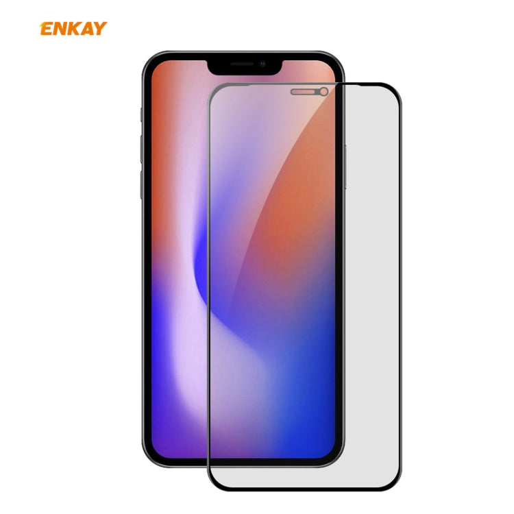 For iPhone 12 / 12 Pro ENKAY 0.26mm 9H 6D Privacy Anti-spy Full Screen Tempered Glass Film - iPhone 12 mini Tempered Glass by ENKAY | Online Shopping UK | buy2fix