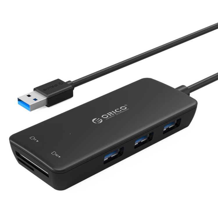 ORICO H3TS-U3 USB3.0 HUB with Card Reader - USB 3.0 HUB by ORICO | Online Shopping UK | buy2fix