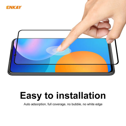 For Huawei P Smart 2021 2 PCS ENKAY Hat-Prince Full Glue 0.26mm 9H 2.5D Tempered Glass Full Coverage Film - Huawei Tempered Glass by PINWUYO | Online Shopping UK | buy2fix