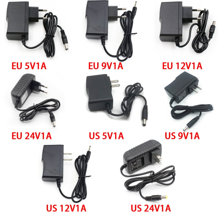 100-240V AC to DC Power Charger Adapter 5V 9V 12V 24V 1A 5.5mmx2.1mm (24V 1A EU Plug) - Power Supplies by buy2fix | Online Shopping UK | buy2fix