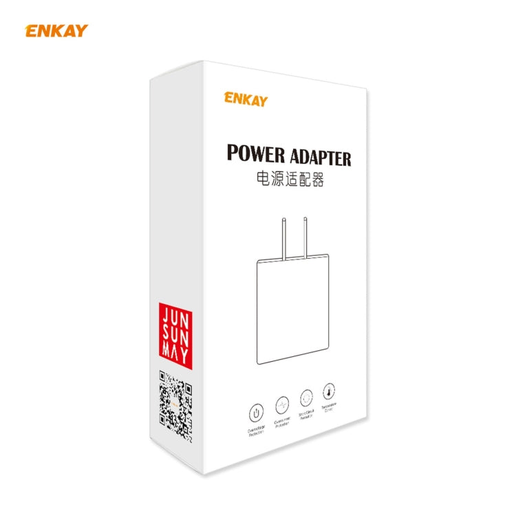 ENKAY Hat-Prince 20W PD Type-C + QC 3.0 USB Fast Charging Travel Charger Power Adapter with Fast Charge Data Cable, US Plug(With Micro USB Cable) - Apple Accessories by ENKAY | Online Shopping UK | buy2fix