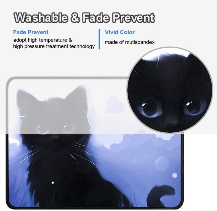 Cat Cartoon Anti-Skid E-sports Game Mouse Pad -  by buy2fix | Online Shopping UK | buy2fix