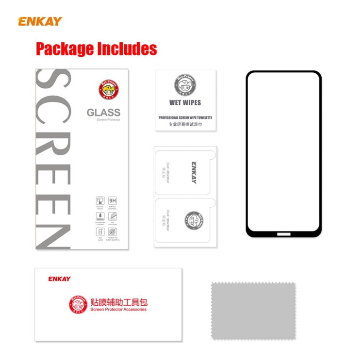 For Nokia X10 / X20 ENKAY Hat-Prince Full Glue 0.26mm 9H 2.5D Tempered Glass Full Coverage Film - Nokia Tempered Glass by ENKAY | Online Shopping UK | buy2fix