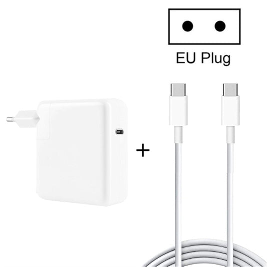 96W USB-C / Type-C Power Adapter Portable Charger with 1.8m USB-C / Type-C to USB-C / Type-C Charging Cable, EU Plug - Mobile Accessories by buy2fix | Online Shopping UK | buy2fix