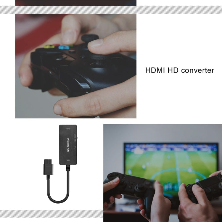 1080P N64 to HDMI Digital Analog Converter Video Cable Adapter -  by buy2fix | Online Shopping UK | buy2fix