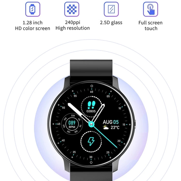 ZL02D 1.28 inch Color Screen Smart Watch, IP67 Waterproof,Support Heart Rate Monitoring/Blood Pressure Monitoring/Blood Oxygen Monitoring/Sleep Monitoring/Sedentary Reminder(Yellow) - Smart Wear by buy2fix | Online Shopping UK | buy2fix
