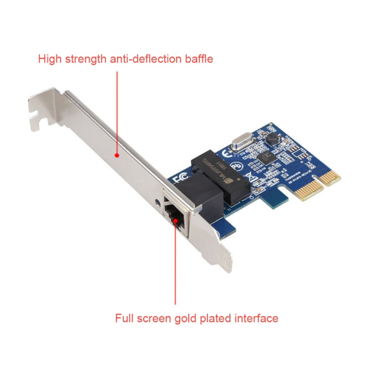 RTL8111F PCIe Gigabit PCI Express Card 10/100 / 1000Mbps RJ45 Lan Ethernet Adapter -  by buy2fix | Online Shopping UK | buy2fix