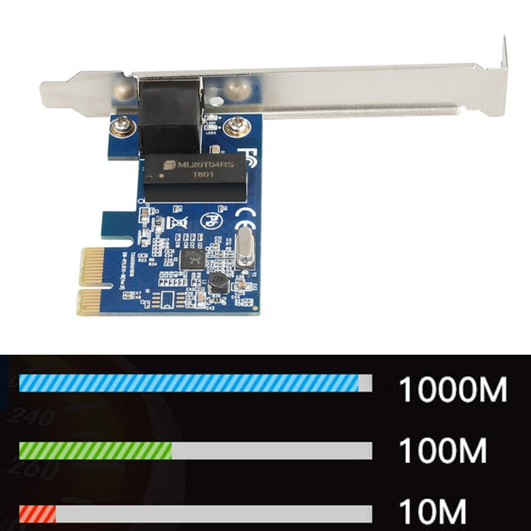 RTL8111F PCIe Gigabit PCI Express Card 10/100 / 1000Mbps RJ45 Lan Ethernet Adapter -  by buy2fix | Online Shopping UK | buy2fix