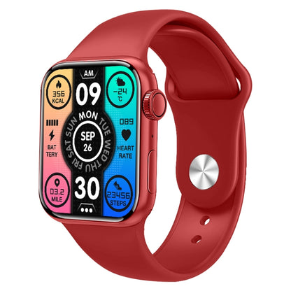 M SEVEN MAX 1.92 inch Silicone Watchband Color Screen Smart Watch(Red) - Smart Wear by buy2fix | Online Shopping UK | buy2fix