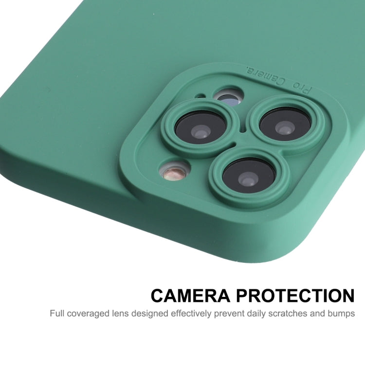 For iPhone 12 Pro ENKAY Liquid Silicone Phone Case(Dark Green) - iPhone 12 / 12 Pro Cases by ENKAY | Online Shopping UK | buy2fix