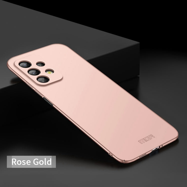 For Samsung Galaxy A33 5G MOFI Frosted PC Ultra-thin Hard Phone Case(Rose gold) - Samsung Accessories by MOFI | Online Shopping UK | buy2fix