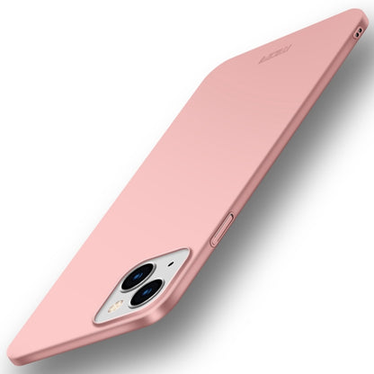 For iPhone 14 MOFI Frosted PC Ultra-thin Hard Case (Rose Gold) - iPhone 14 Cases by MOFI | Online Shopping UK | buy2fix